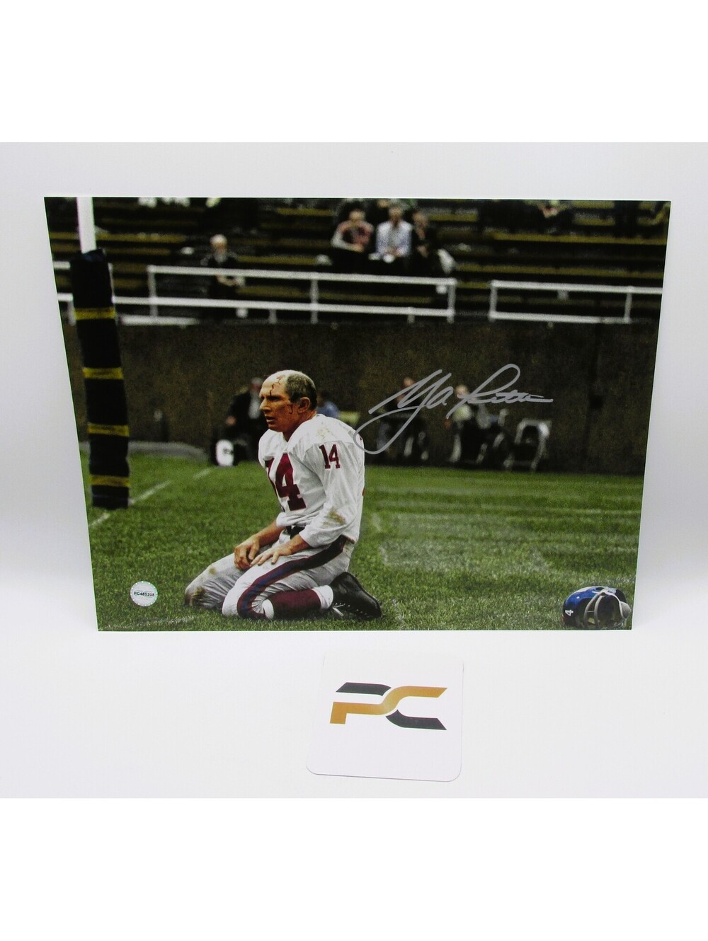 Y.A. Tittle Signed 8x10 Photo With COA (PC485208) (Giants)